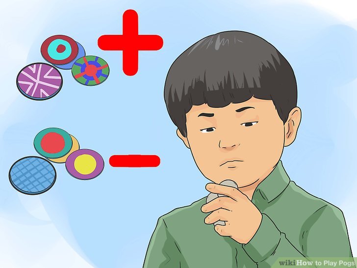 A kid doing pog math